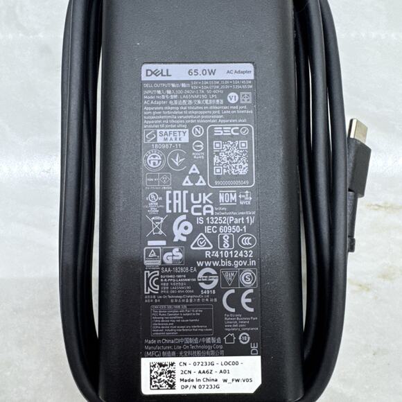 Dell 65W USB-C Type C Charger Power Adapter (HA65NM190, DA65NM190, LA65NM190) - Picture 3 of 5